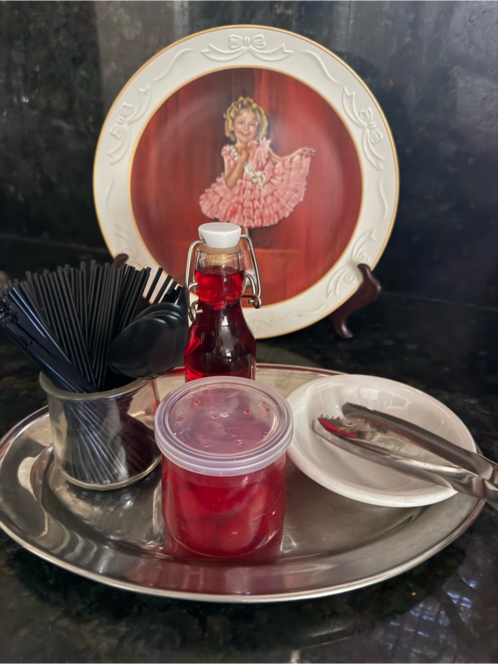 Vintage and Numbered Set of 3 Shirley Temple Plates